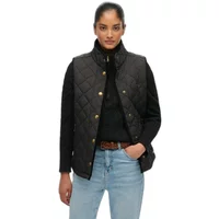 Women's sleeveless down jacket Superdry Estate Country Liner