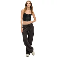 Damen-Bustier aus Netz und Satin Superdry