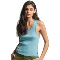 Tank top with lace trim woman Superdry