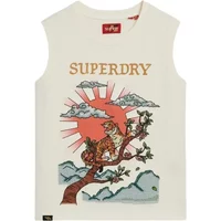 Tanktop mit Strasssteinen Tattoo-Effekt Damen Superdry