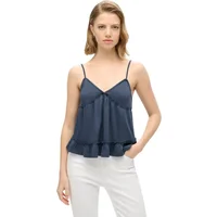 Damen Jerseytop mit Rüschen Superdry