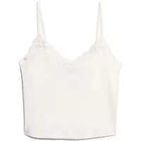 Lace-trimmed crop top for women Superdry Athletic Essentials