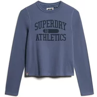 Women's long-sleeved slim-fit T-shirt Superdry Athletic Essentials Ringer