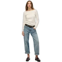 Women's off-the-shoulder long sleeve t-shirt Superdry Bardot