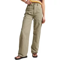 Women's loose-fit organic cotton carpenter trousers Superdry Vintage