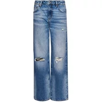Weite, halbhohe Jeans aus Bio-Baumwolle, Damen Superdry
