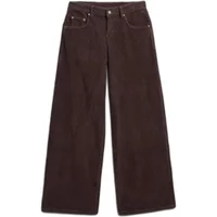 Damen Velours Baggy-Hose mit mittelhoher Taille Superdry