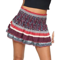 Mini skirt ruffles woman Superdry Vintage