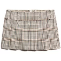Faltenrock Damen Superdry Low Rise