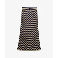 Lange Zigzag-Strickrock für Damen Superdry