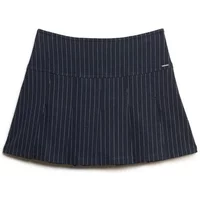 Minirock Damen Superdry Pinstripe Pleat