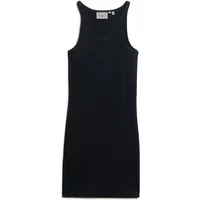 Embroidered ribbed racerback dress for women Superdry