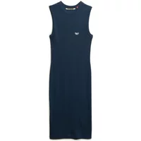 Eng anliegendes, halblanges, geripptes Kleid, Damen Superdry