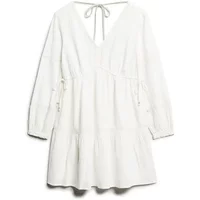 Short dress with long sleeves and ruffles Superdry Ibiza