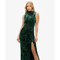 Women's velvet maxi dress Superdry