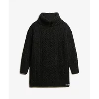 Knitted turtleneck dress for women Superdry