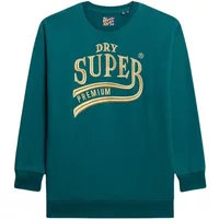 Damen Sweatkleid mit Metallic-Logo Superdry Luxe