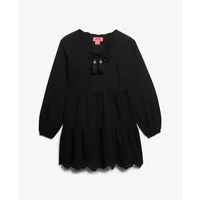 Women's embroidered ruffle mini dress Superdry d