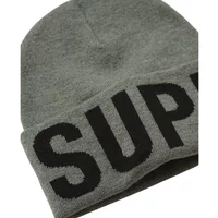 Knitted beanie with logo for women Superdry