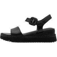 Womens leather wedge sandals Tamaris