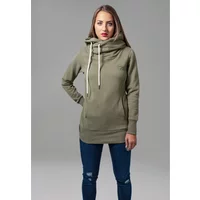 Women's hooded sweatshirt Urban Classic long logopatch