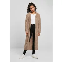 Damen-Langstrickjacke Urban Classics hooded feather