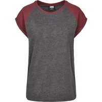 Camiseta de mujer de talla grande Urban Classic contrat raglan