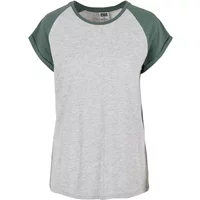 Women's T-shirt Urban Classics contrast raglan large size