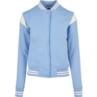 Ladies teddy jacket Urban Classics inset college- large sizes