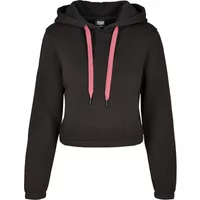 Women's hooded sweatshirt urban Classic contrat drawtring