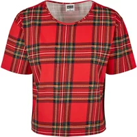 Camiseta mujer Urban Classic tartan Oversized