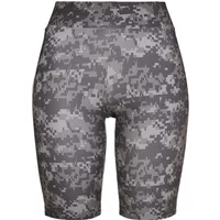 Radlerhosen für Frauen Urban Classics high waist camo tech