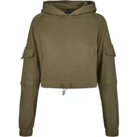 Women's hooded sweatshirt Urban Classics short worker