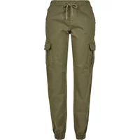 Damenhosen Urban Classics high waist cargo jogging (grandes s)