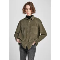 Woman's shirt Urban Classics corduroy oversized (grandes tailles)