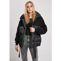 Women's jacket Urban Classics sherpa mix puffer (large sizes)