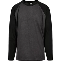 Camiseta de manga larga Urban Classics raglan contrast
