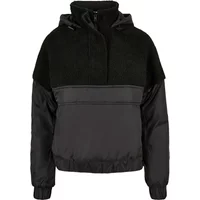 Women's fleece Urban Classics sherpa mix pull over