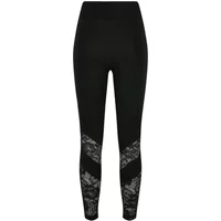 Women's high-waisted leggings Urban Classics lace inset