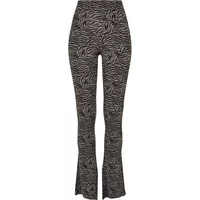 Women's high-waisted leggings Urban Classics zebra boot