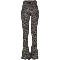 Women's high-waisted leggings Urban Classics zebra boot (GT)