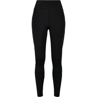 Women's high-waisted leggings Urban Classics biker tech mesh
