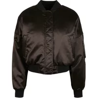 Women's bomber large sizes Urban Classics oversized satin