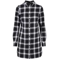 Women's cotton check shirt dress Urban Classics