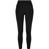 Women's high-waisted leggings Urban Classics shiny stripe