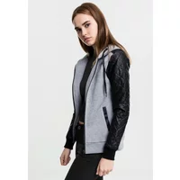Women's hooded sweatshirt Urban Classic diamond zip