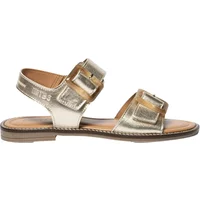 Metallic Sheepskin Leather Sandals Women TBS Abigael