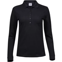 Women's long-sleeved polo shirt Tee Jays Luxury Stretch