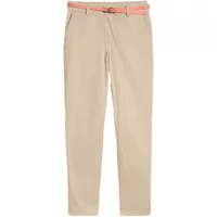 Slim Gürtel Chino-Hose Damen Tom Tailor