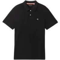 TOM TAILOR Poloshirt mit Knopfleiste und Logo